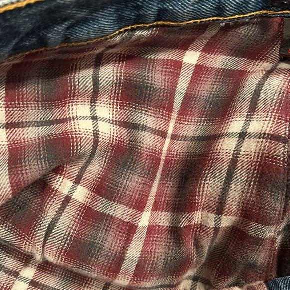 Wolverine 46/32 Flannel lined, Carpenter Style,  Cotton Denim, Jeans - Picture 9 of 10